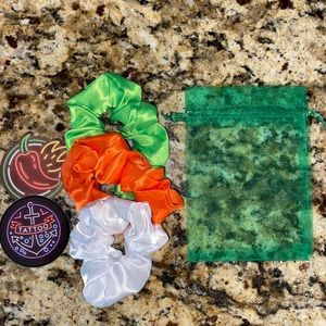 Scrunchies and stickers